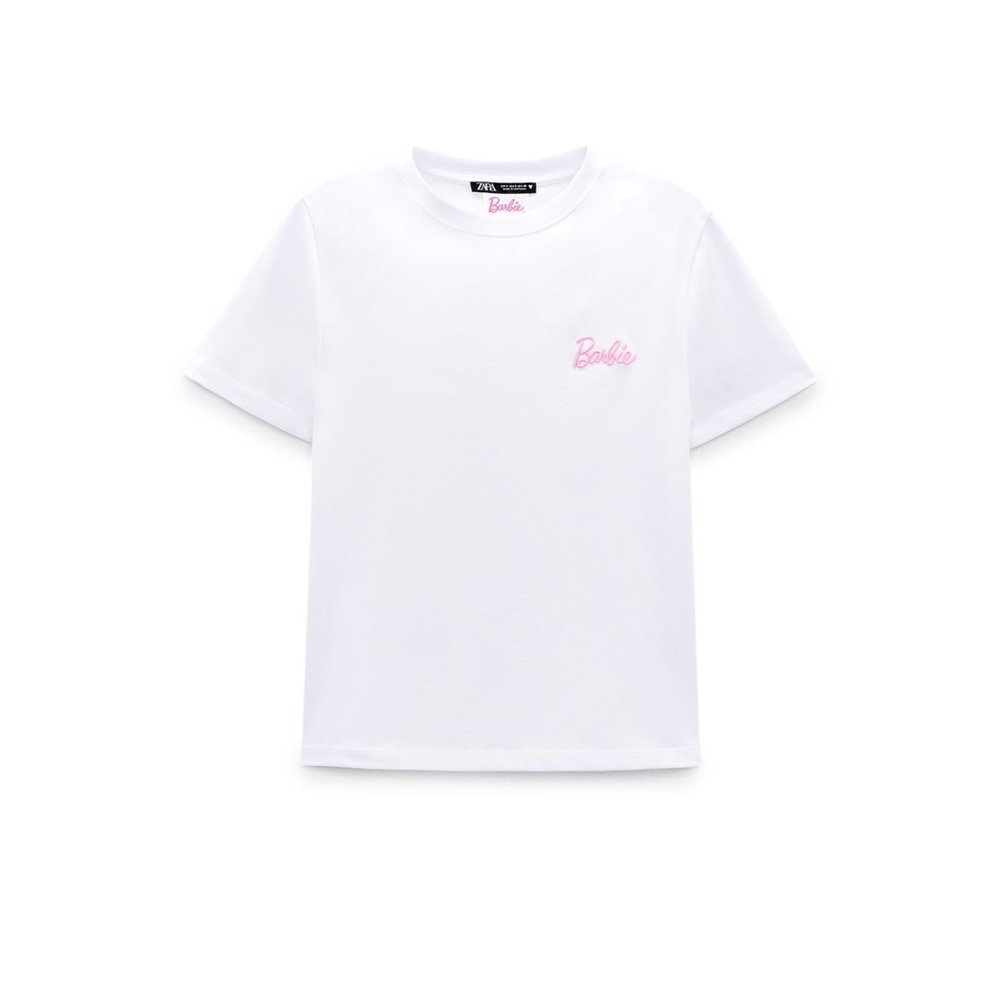 Barbie x Zara Embroidered T-shirt